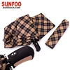 Auto open and colse 3 fold light market men business umbrella