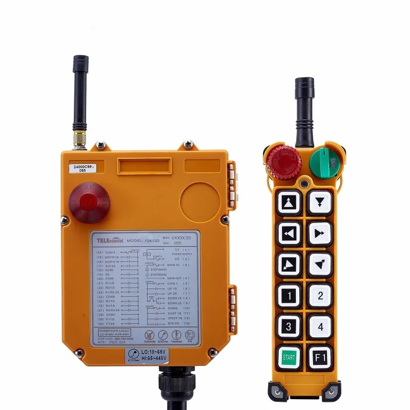 Telecrane Industry Radio Wireless Remote Control Crane Hiab F24 12d 12