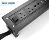 Pop Up Power Data Conference Table Motorized Flip Up Desktop Socket