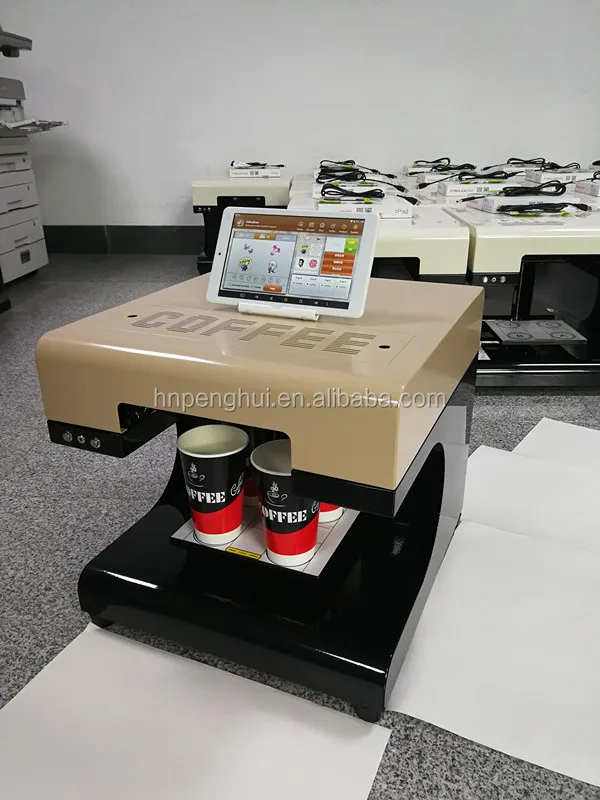New photo printing coffee machine 3D coffee printing machine