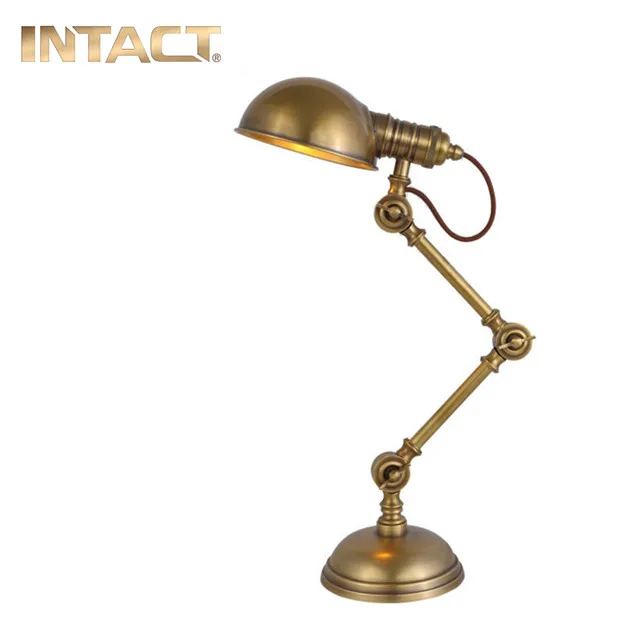Classic Desk Lamp Unique Vintage Design Lighting Brass Reading Wall Mounted Chinese Porcelain Table Lamps