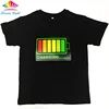 Sound Activated LED t shirt Light up EL T-shirt LED Shirt