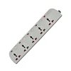 5 gang multi socket with switch and light electric extension cord
