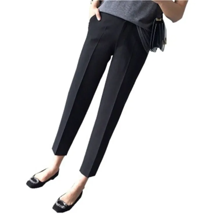Black Tight Fitted Trousers