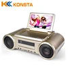 Family Entertainment DVD Player Game Function Supported 9 Inch Portable Karaoke Mic Player