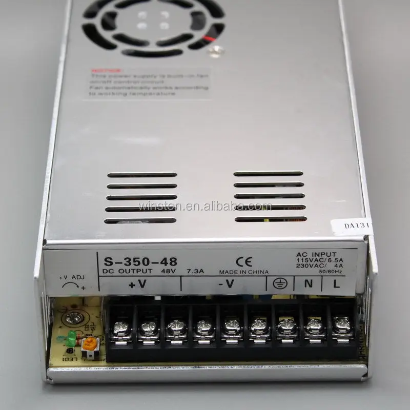 Power Supply S-350-36 Switching Power 36V 350W Security Monitoring Industrial AC Power Supply 9.7A Relay Tool Switching Power Supply