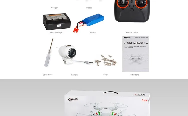 Set high quadcopter remote control gopro drone made in china