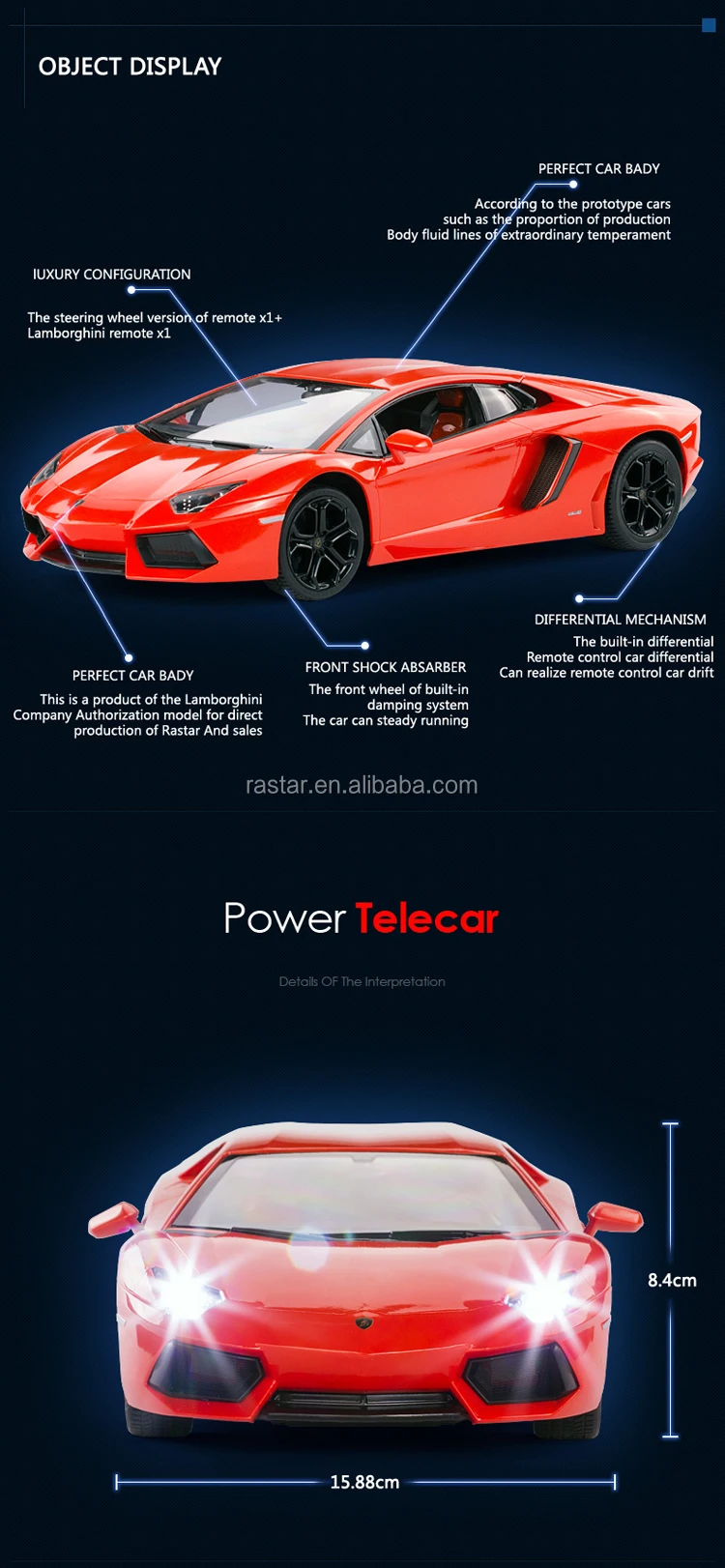 Rastar 1 14 Electric Light Lamborghini Aventador Kid Rc Car Toy View Lamborghini Aventador Rastar X Lamborghini Product Details From Rastar Group On Alibaba Com