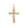 33218 Xuping wholesale fashion jewelry, simple style gold cross pendant providing free sample