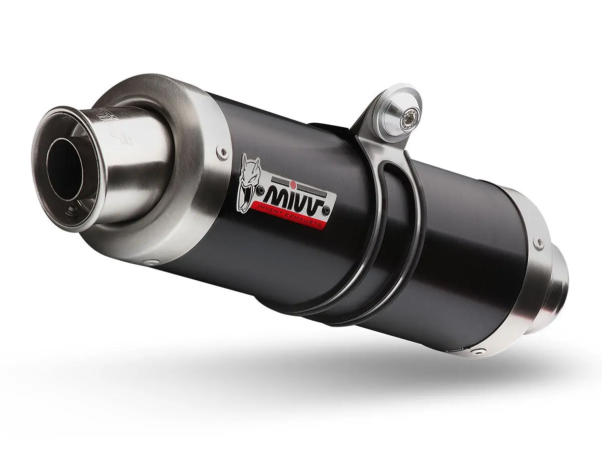 Mivv K.024.LXB KAWASAKI NINJA 250R 2013 EXHAUST SLIP-ON MUFFLER GP STEEL BLACK