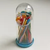 Plastic Fruit Fork Set Toothpick Holder Fruit Stick Storage Toothpick