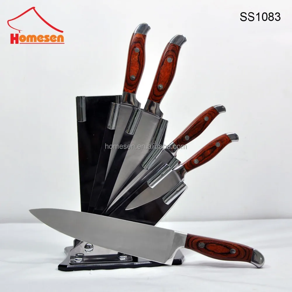 Homesen dipanaskan 420 jepang  stainless steel pisau  dapur  