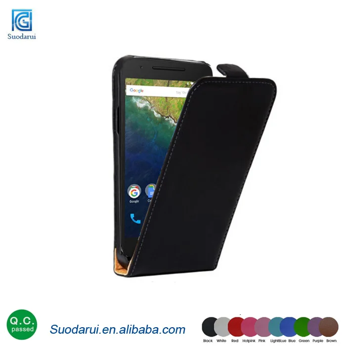 Ultra slim leather flip case For Huawei Nexus 6p cover