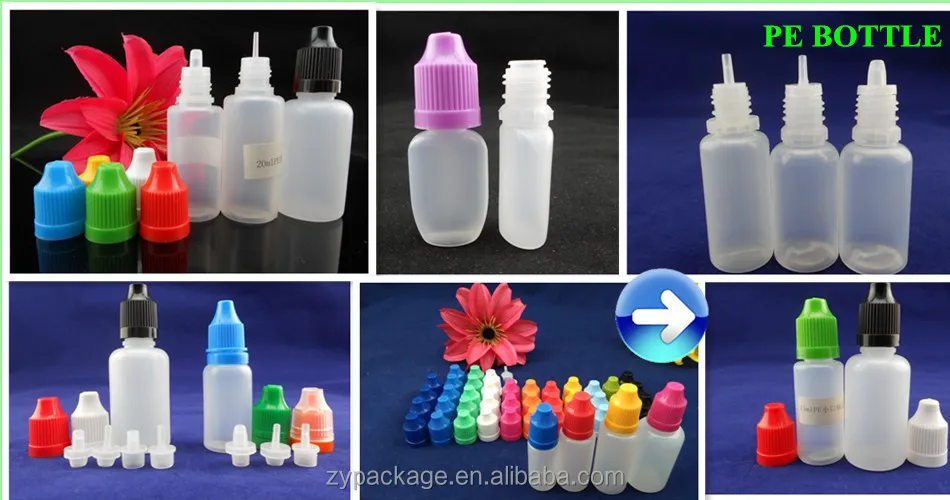 5ml 10ml 15ml Squeeze Liquid Glue Bottle With Childproof Cap Plastic