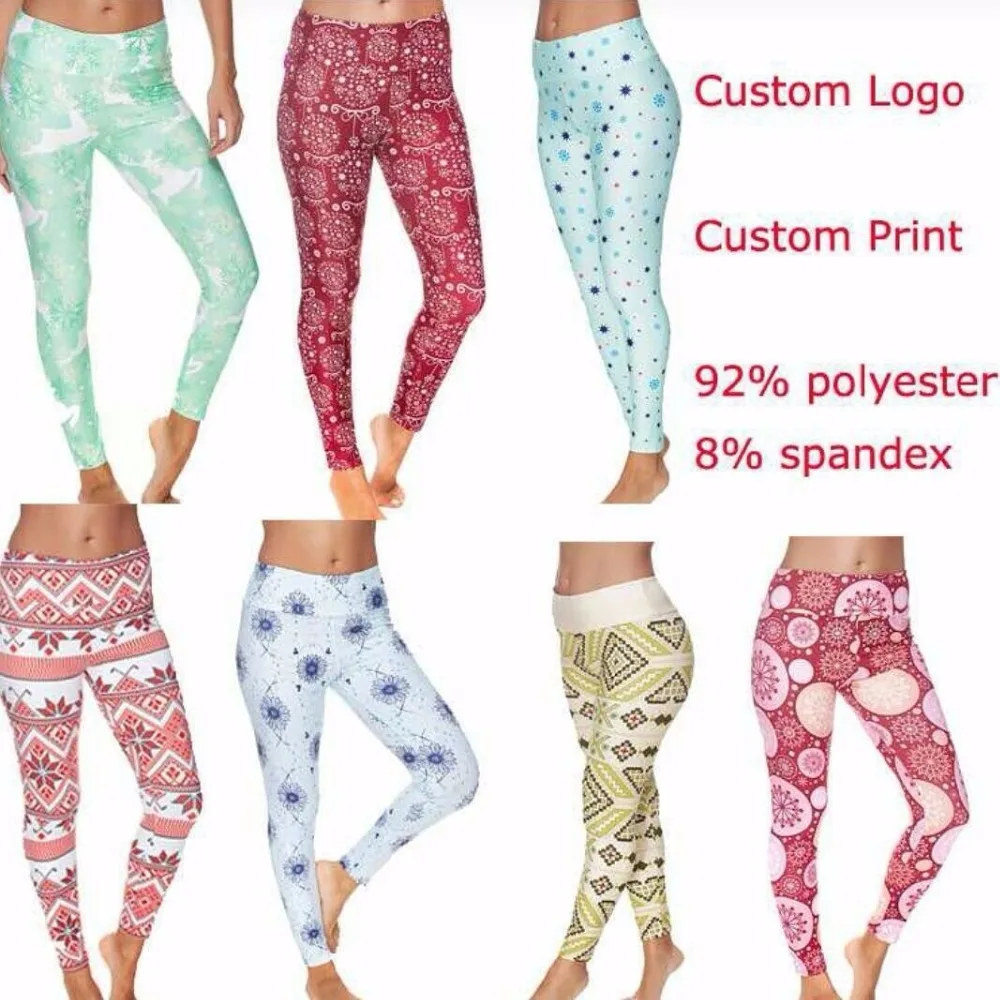 Wholesale Custom 92% Polyester 8% Spandex Women High Waisted