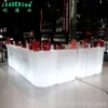 Amazing waterproof multiple color changing flashing light up bar counter and LED bar furniture table chair for bars