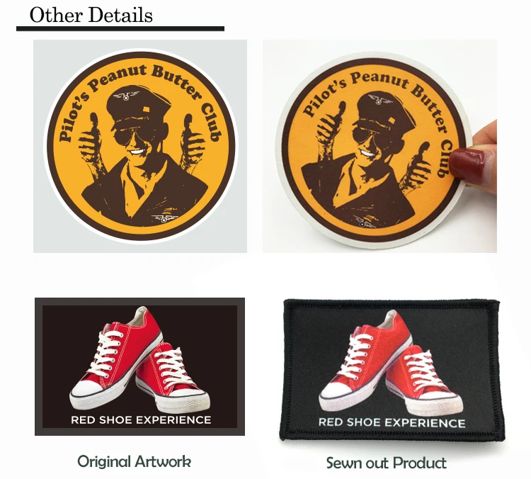   New Style  Custom Design Your Own Embroidery Patch Blank Sublimation Patch