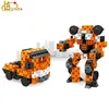 2 in 1 orange block robot stacking robot for kids