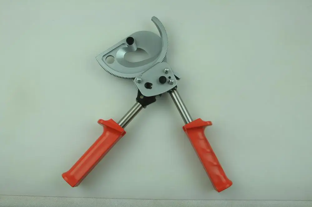 HS-500B forging blade ratchet cable cutter for cutting 400mm2 copper aluminum cables sharp and quick cable cutter
