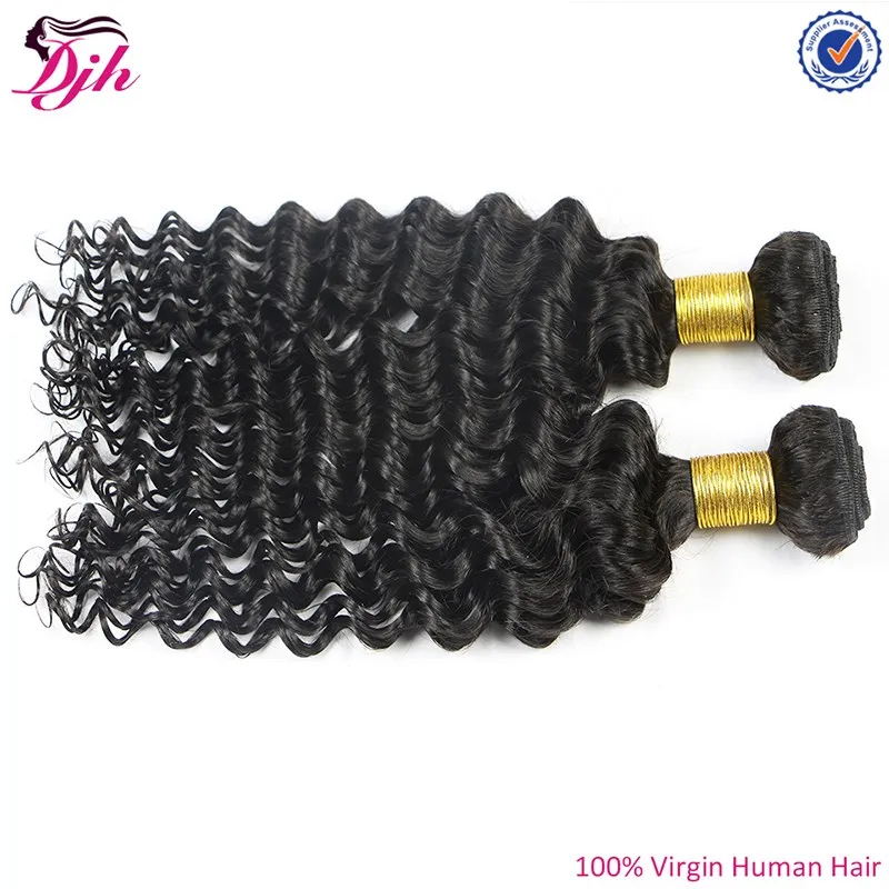 100% Raw Virgin Indian Hair Deep Curl Hair weaving