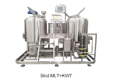 500L skid beer system