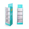 1 Second Assembly Custom POP Cardboard Carton Display Shelf,Cardboard Corrugated Paper Floor Display Stand