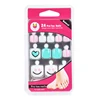 Nadeco Fashionable artificial toe nail art tips, Wave design acrylic design nails tips, false nail with glue