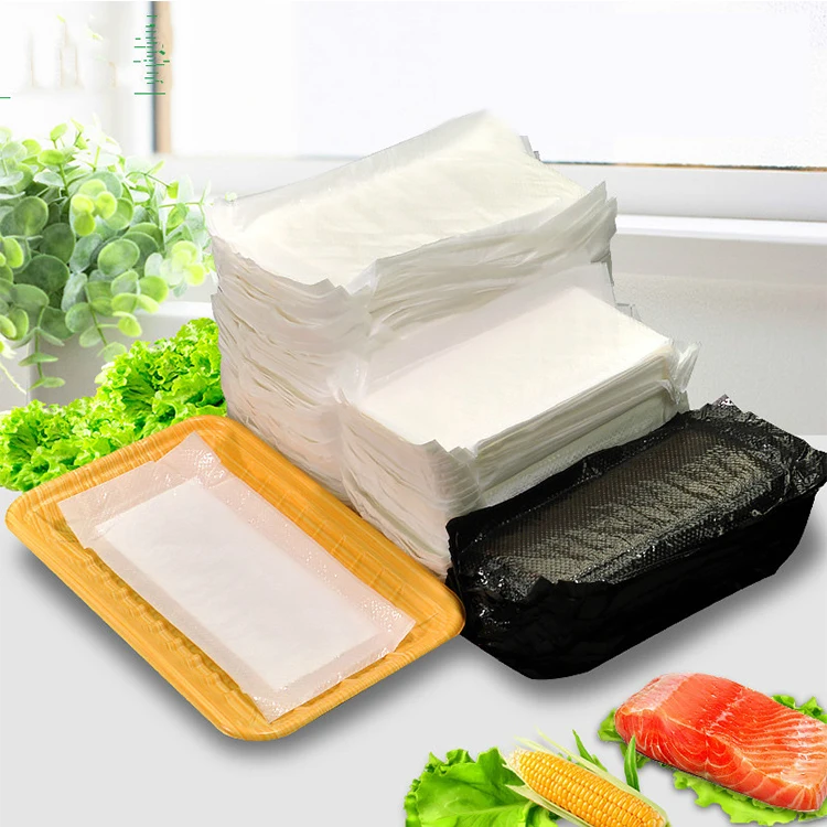 PE Perforated Film Biodegradable Fresh Water Absorbent Food Pad