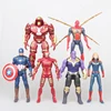 6pcs/set Super hero Marvel Legends 3D PVC avenge Action Figures Toy