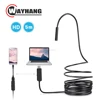 2in1 USB Semi-rigid Endoscope Inspection Camera 2.0 Megapixels CMOS HD Waterproof Snake Camera with 6 Adjustable Led Light