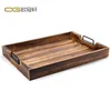 Ottoman rustic square appetizers tea cocktails serve ware handmade classic wooden tray