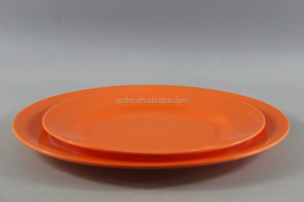 Solid Melamine Plate Set/Plastic Picnic Plate Set