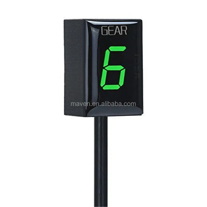 Green Motorcycle Gear Indicator for Kawasaki Z750/Z1000 2007/2008/2009 Plug&Play Automotive