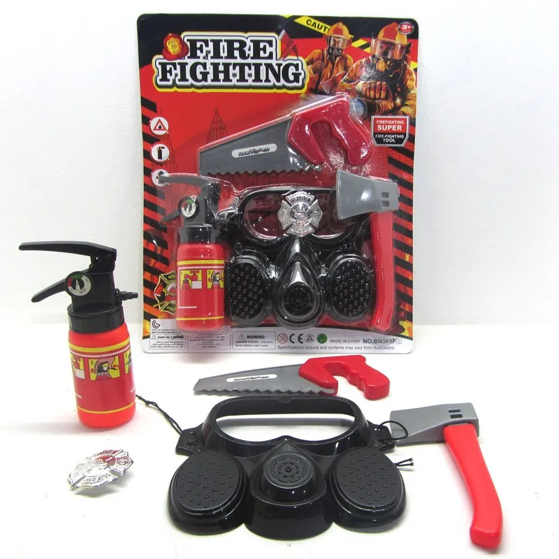 Fireman Gear Fire Fighting Equipment Role Play Toy Set For Kids - Buy