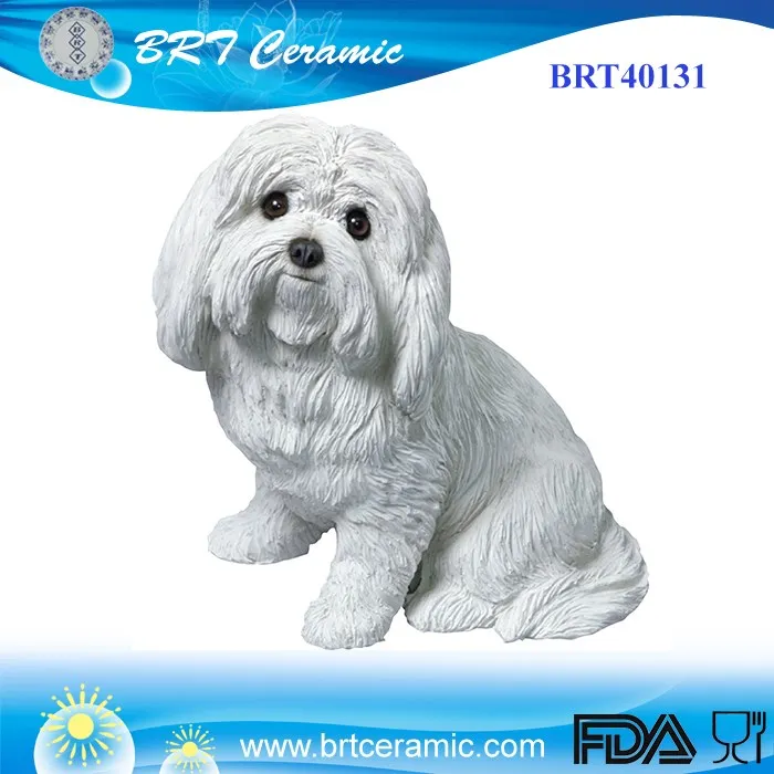 resin dog statues life size
