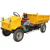 double motor dumper crawler/4 wheel garden mini dumper/1000w concrete dumper capacity 3 ton loading