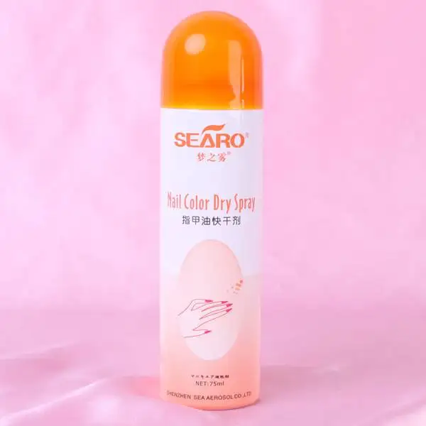 1 Bottle 75ml Quick Dry Faster Dryer Spray For Nail Art Polish Color Nail Polish Varnish