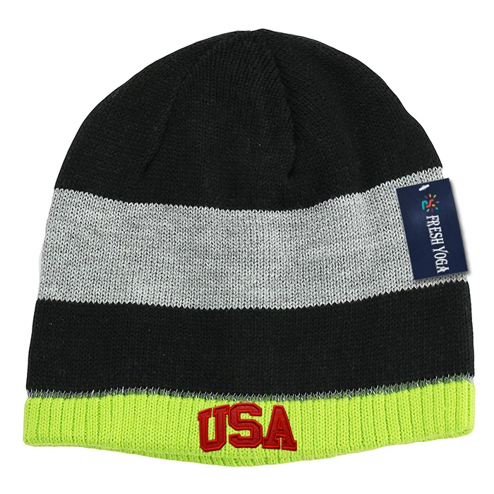 Usa Patriotic American Flag Beanie Hat Usa Winter Skull Cap Stars ...
