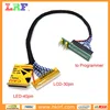 LCD LED screen EDID code chip data read 2 in 1 Cable online Reading and Writing for RT809F RT809H
