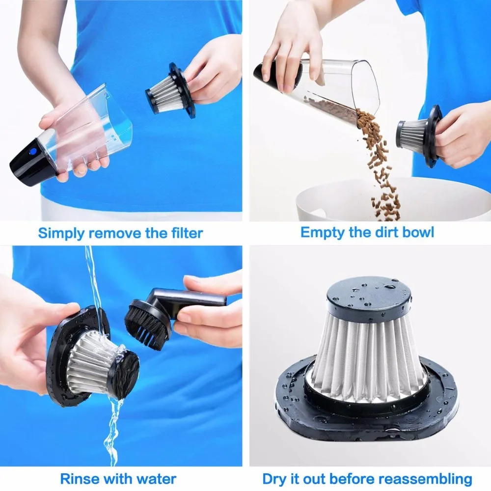 Car Vacuum,Dc 12v 110w 5500pa High Power Stronger Suction Car Vacuum