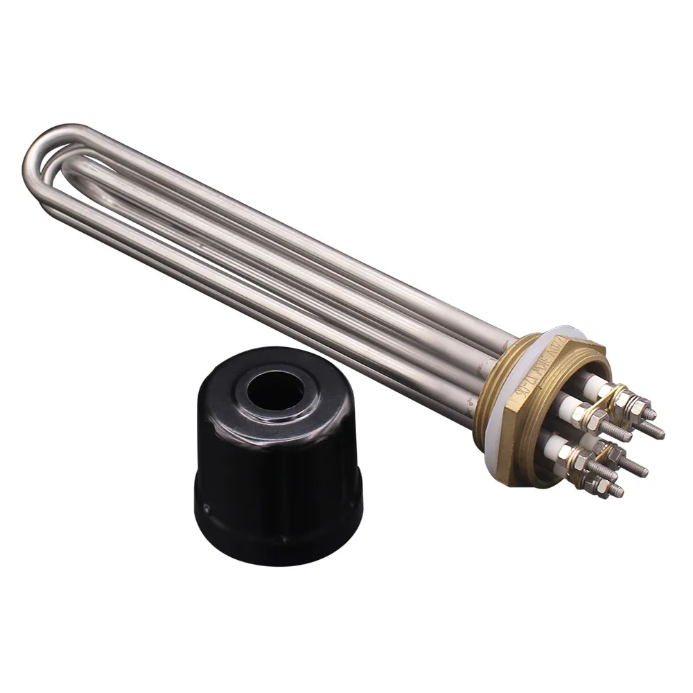 36v 1200w Dc Immersed Solar Heater Water Heating Element With 1 1/4"bsp