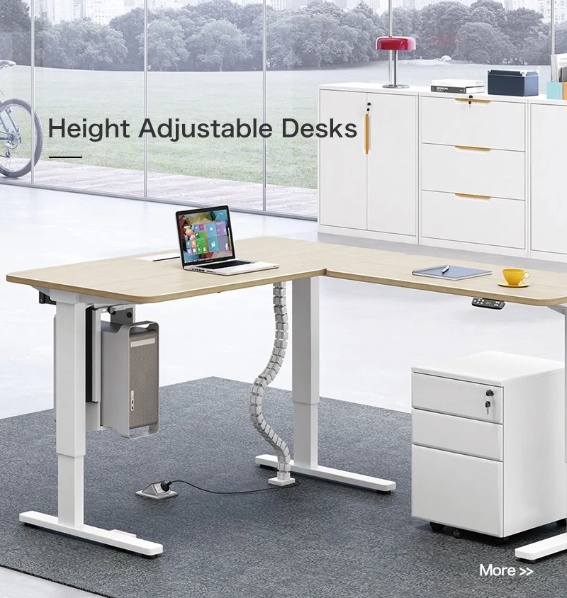 New Design Electric Height Adjustable Stand Up Raise Up Lower Desk