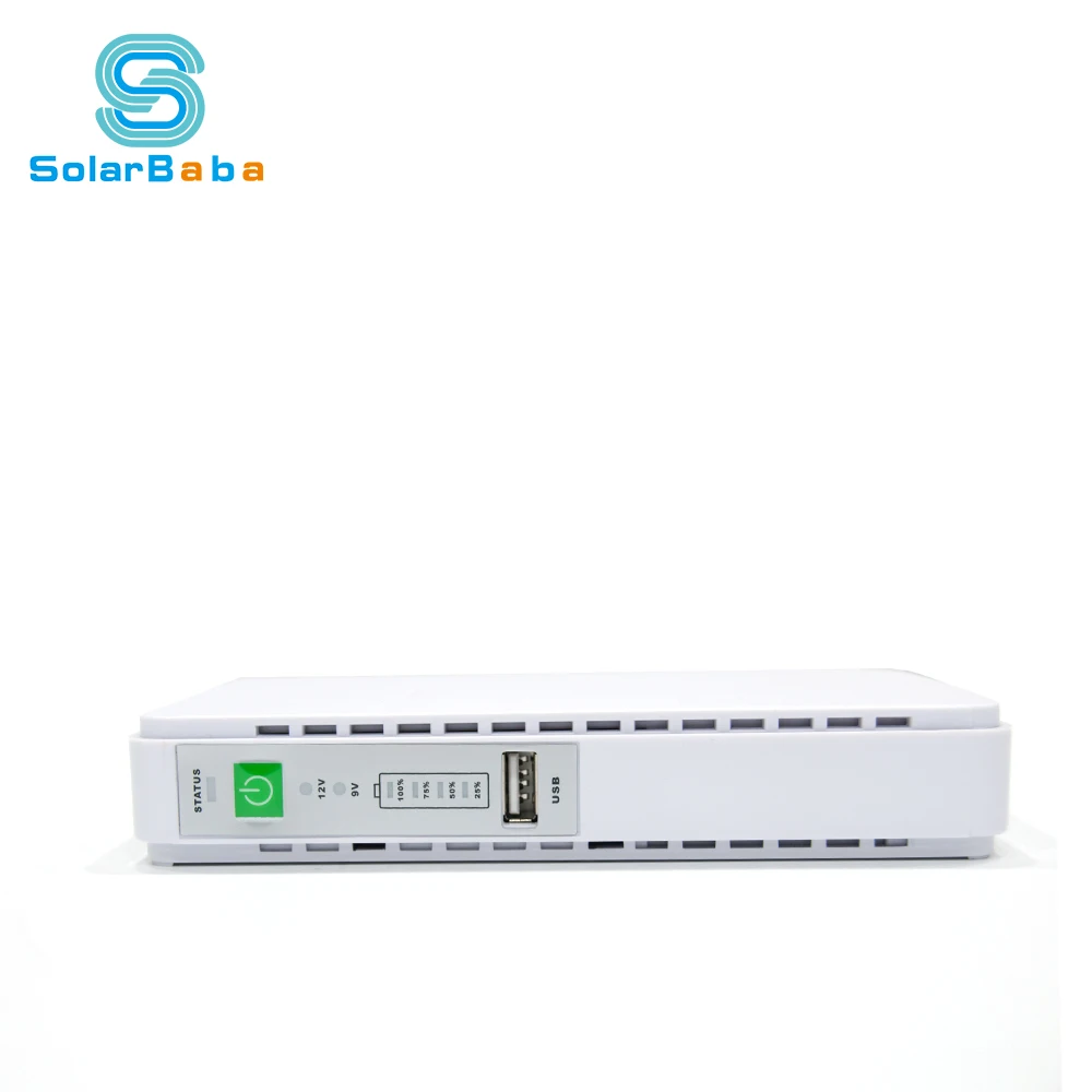 12v 1a portable mini ups inbuild battery backup for security camera