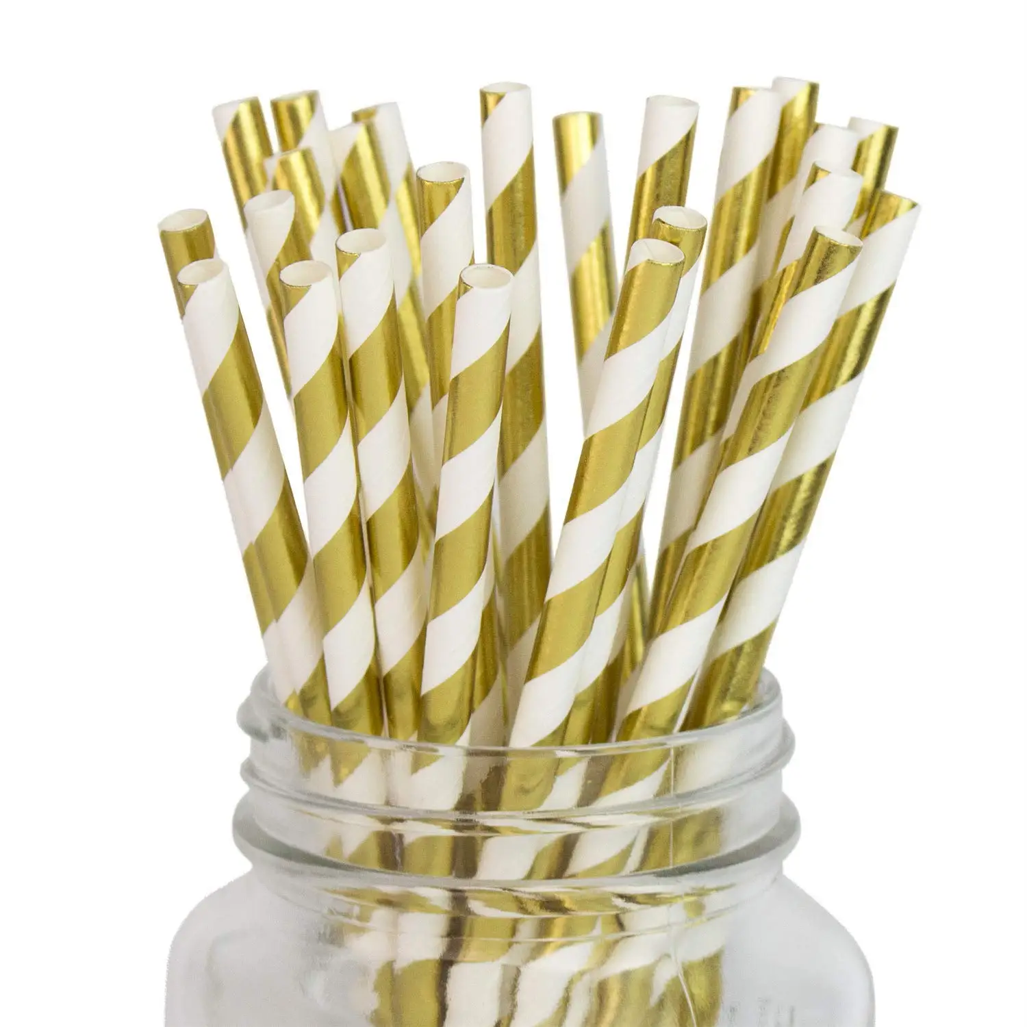 High quality disposable printed paper drinking straw
