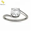 Pure 18K White Gold Diamond Engagement Ring With GIA Certificate