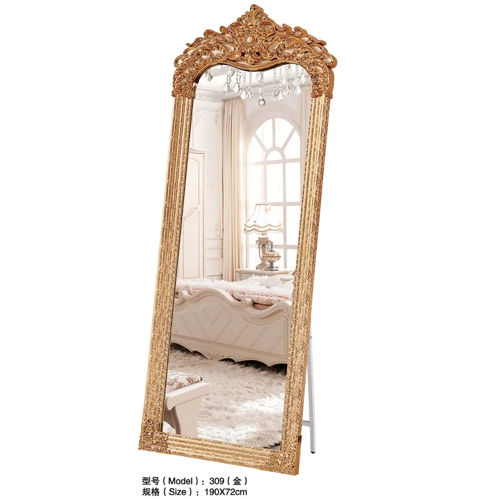 Cheap Price Modern Standing Dressing Mirror In Golden Buy Modern