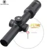 Lifetime Warranty Vector Optics HD Aston 1-6x24 CQB AR15 AR 15 Tactical Rifle Scope with BDC Reticle 1/2 MOA for Real Gun