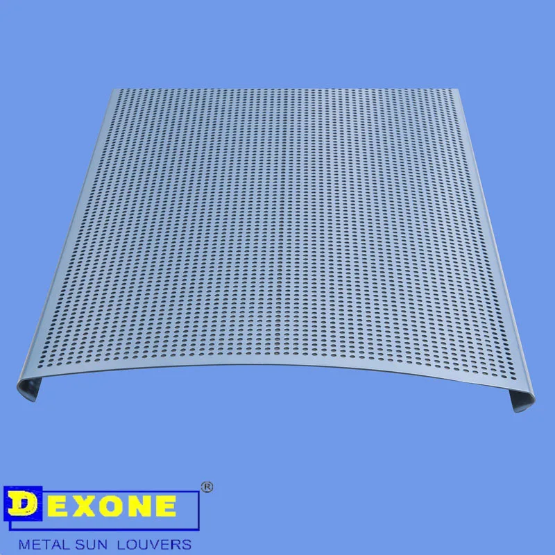 Aerowing Aluminum  architectural  Perforated acoustic Louver with horizontal & vertical pattern