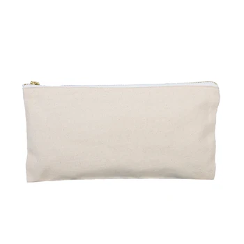 2018 100% Cotton Small Canvas Zipper Pouch Blank Wholesale Cosmetic Bag - Buy Small Canvas ...