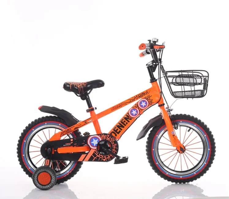 kids orange bike